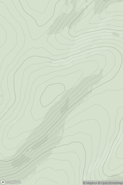 Thumbnail image for Bennan [The Glenkens to Annandale] [NX796949] showing contour plot for surrounding peak